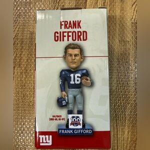 Frank Gifford New York Giants bobblehead. 2024 Season. Never Opened